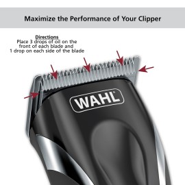 Wahl Premium Hair Clipper Blade Lubricating Oil for Clippers, Trimmers, & Blade Corrosion for Rust Prevention - 4 Fluid Ounces - Model 3310-300A