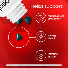 Feosol Original Iron Supplement Tablets, Non-heme, 325mg Ferrous Sulfate (65mg Elemental Iron) per Iron Pill, 1 Per Day, 120ct, 4 Month Supply, for Energy and Immune System Support, Made in USA Feosol Original Iron Supplement Tablets, Non-heme, 325mg Ferrous Sulfate (65mg Elemental Iron) per Iron Pill, 1 Per Day, 120ct, 4 Month Supply, for Energy and Immune System Support, Made in USA