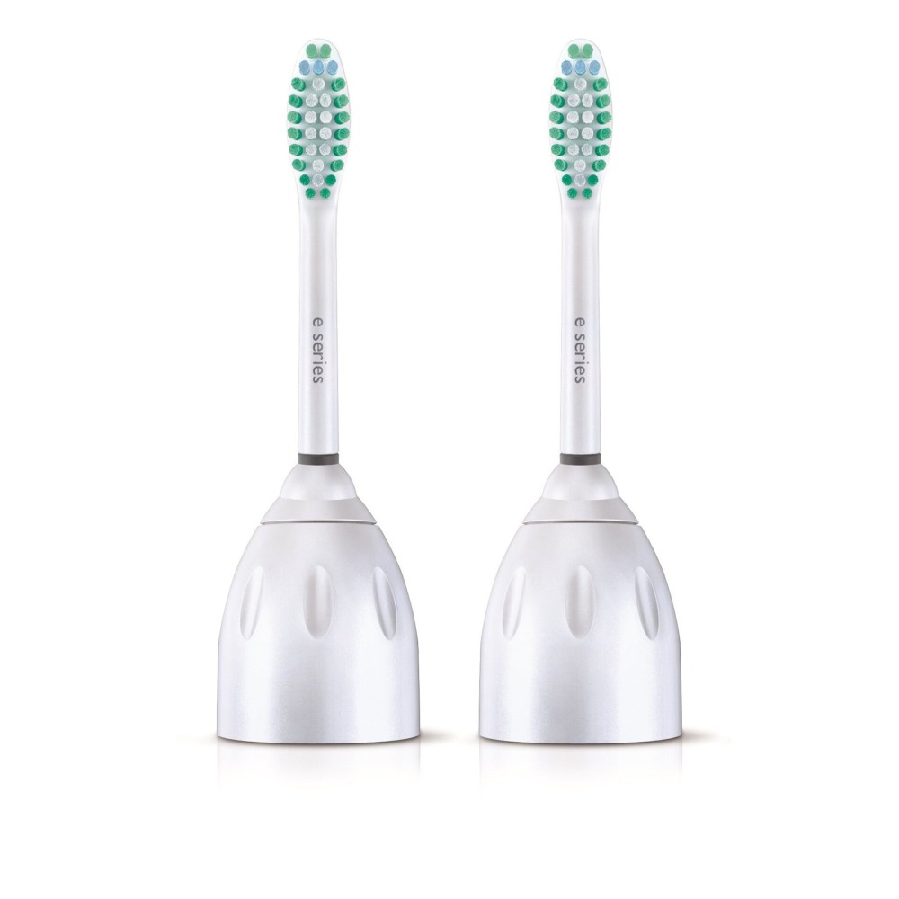 Philips Sonicare Genuine E-Series Replacement Toothbrush Heads, 2 Brush Heads, White, HX7022/66 Philips Sonicare Genuine E-Series Replacement Toothbrush Heads, 2 Brush Heads, White, HX7022/66