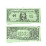 LEARNING ADVANTAGE One Dollar Play Bills - Set of 100 $1 Paper Bills - Designed and Sized Like Real US Currency - Teach Currency, Counting and Math with Play Money