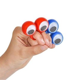 Large Eye Finger Puppets (12/Pack) Novelty Large Eye Finger Puppets (12/Pack) Novelty