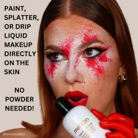 Mehron Makeup Liquid Makeup | Face Paint and Body Paint Perfect for Halloween, Cosplay I Air Brush Compatible 4.5 oz (133 ml) (Orange) Mehron Makeup Liquid Makeup | Face Paint and Body Paint Perfect for Halloween, Cosplay I Air Brush Compatible 4.5 oz (133 ml) (Orange)