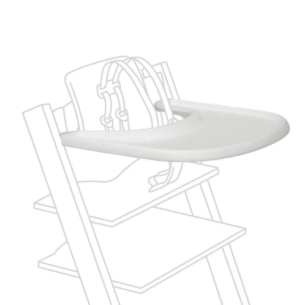 Stokke Tray, White - Designed Exclusively for Tripp Trapp Chair + Tripp Trapp Baby Set - Convenient to Use and Clean - Made with BPA-Free Plastic - Suitable for Toddlers 6-36 Months Stokke Tray, White - Designed Exclusively for Tripp Trapp Chair + Tripp Trapp Baby Set - Convenient to Use and Clean - Made with BPA-Free Plastic - Suitable for Toddlers 6-36 Months