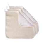 Paradiso Soft-Weave Exfoliating Wash Cloths for Face and Body, Dual Textured, Travel Wash Cloth, Pack of 3