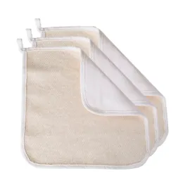 Paradiso Soft-Weave Exfoliating Wash Cloths for Face and Body, Dual Textured, Travel Wash Cloth, Pack of 3