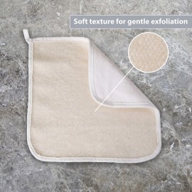 Paradiso Soft-Weave Exfoliating Wash Cloths for Face and Body, Dual Textured, Travel Wash Cloth, Pack of 3 Paradiso Soft-Weave Exfoliating Wash Cloths for Face and Body, Dual Textured, Travel Wash Cloth, Pack of 3