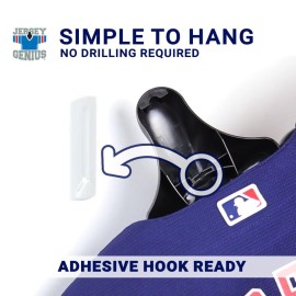 JerseyGenius Adjustable Jersey Display | Shapes to Fit Any Sports Jersey | Jersey Hanger for Wall Display | Sports Display (Single) JerseyGenius Adjustable Jersey Display | Shapes to Fit Any Sports Jersey | Jersey Hanger for Wall Display | Sports Display (Single)