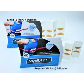 NipEaze - 4pack Value - The Original Transparent Nip Protector - Nipple Chafing Prevention; 62 pairs NipEaze - 4pack Value - The Original Transparent Nip Protector - Nipple Chafing Prevention; 62 pairs