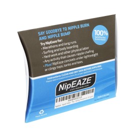 NipEaze - 4pack Value - The Original Transparent Nip Protector - Nipple Chafing Prevention; 62 pairs NipEaze - 4pack Value - The Original Transparent Nip Protector - Nipple Chafing Prevention; 62 pairs