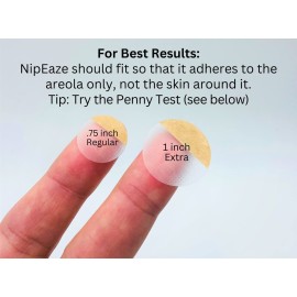 NipEaze - 4pack Value - The Original Transparent Nip Protector - Nipple Chafing Prevention; 62 pairs NipEaze - 4pack Value - The Original Transparent Nip Protector - Nipple Chafing Prevention; 62 pairs
