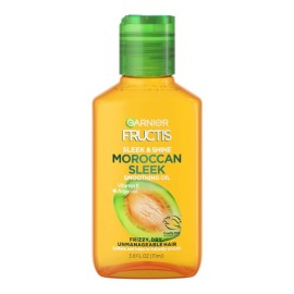Garnier Fructis Sleek & Shine Moroccan Sleek Smoothing Oil for Frizzy, Dry Hair, Argan Oil, 3.75 Fl Oz, 1 Count (Packaging May Vary) Garnier Fructis Sleek & Shine Moroccan Sleek Smoothing Oil for Frizzy, Dry Hair, Argan Oil, 3.75 Fl Oz, 1 Count (Packaging May Vary)