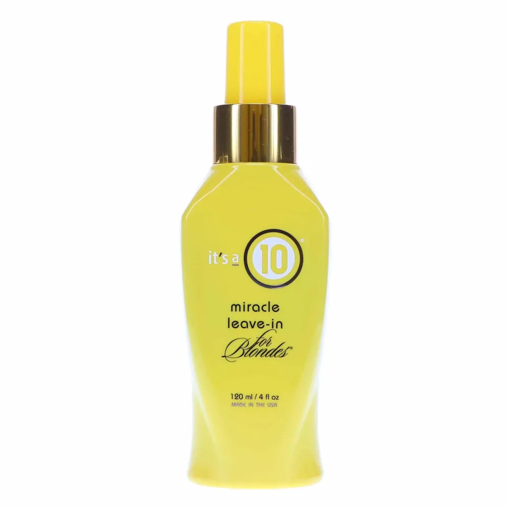 It\'s a 10 Haircare Blonde Miracle Leave in Treatment, 4 Ounce It\'s a 10 Haircare Blonde Miracle Leave in Treatment, 4 Ounce