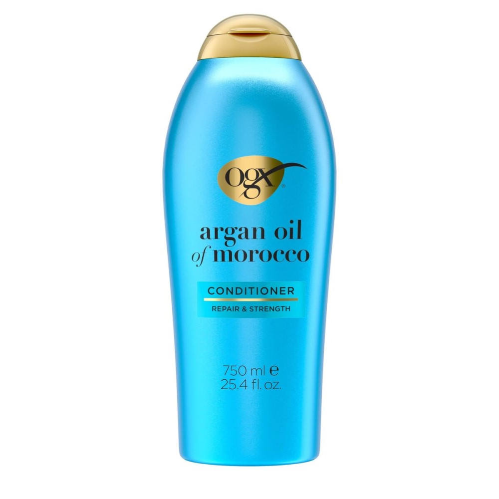 OGX Renewing + Argan Oil of Morocco Conditioner, Repair Conditioner & Argan Oil Helps Strengthen & Repair Dry, Damaged Hair, Paraben-Free, Sulfate-Free Surfactants, 25.4 fl. oz