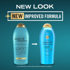 OGX Renewing + Argan Oil of Morocco Conditioner, Repair Conditioner & Argan Oil Helps Strengthen & Repair Dry, Damaged Hair, Paraben-Free, Sulfate-Free Surfactants, 25.4 fl. oz
