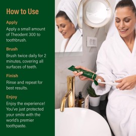 Theodent Classic Fluoride-Free, Natural Toothpaste for Remineralization and Sensitivity Reduction, Whitening Spearmint (3.4 Ounces, 96.4 Grams)