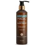 Argan Magic Nourishing Hair Cream - Hydrates, Conditions, and Eliminates Frizz for All Hair Types | Seals in Shine | Made in USA, Paraben Free, Cruelty Free (8.5 oz)