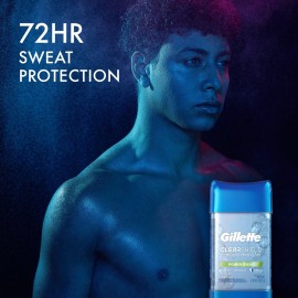 Gillette Antiperspirant and Deodorant for Men, 72hr Sweat & Odor Protection, Long Lasting Freshness, Anti-White Mark Technology, Clear Gel, Power Rush Scent, 3.8 oz (Pack of 2) Gillette Antiperspirant and Deodorant for Men, 72hr Sweat & Odor Protection, Long Lasting Freshness, Anti-White Mark Technology, Clear Gel, Power Rush Scent, 3.8 oz (Pack of 2)