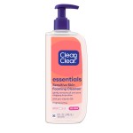 Clean & Clear Essentials Foaming Facial Cleanser, Oil-Free Daily Face Wash with Glycerin to Remove Acne Breakout-Causing Dirt, Oil & Makeup Without Over-Drying, 8 Fl Oz (Packaging may vary)