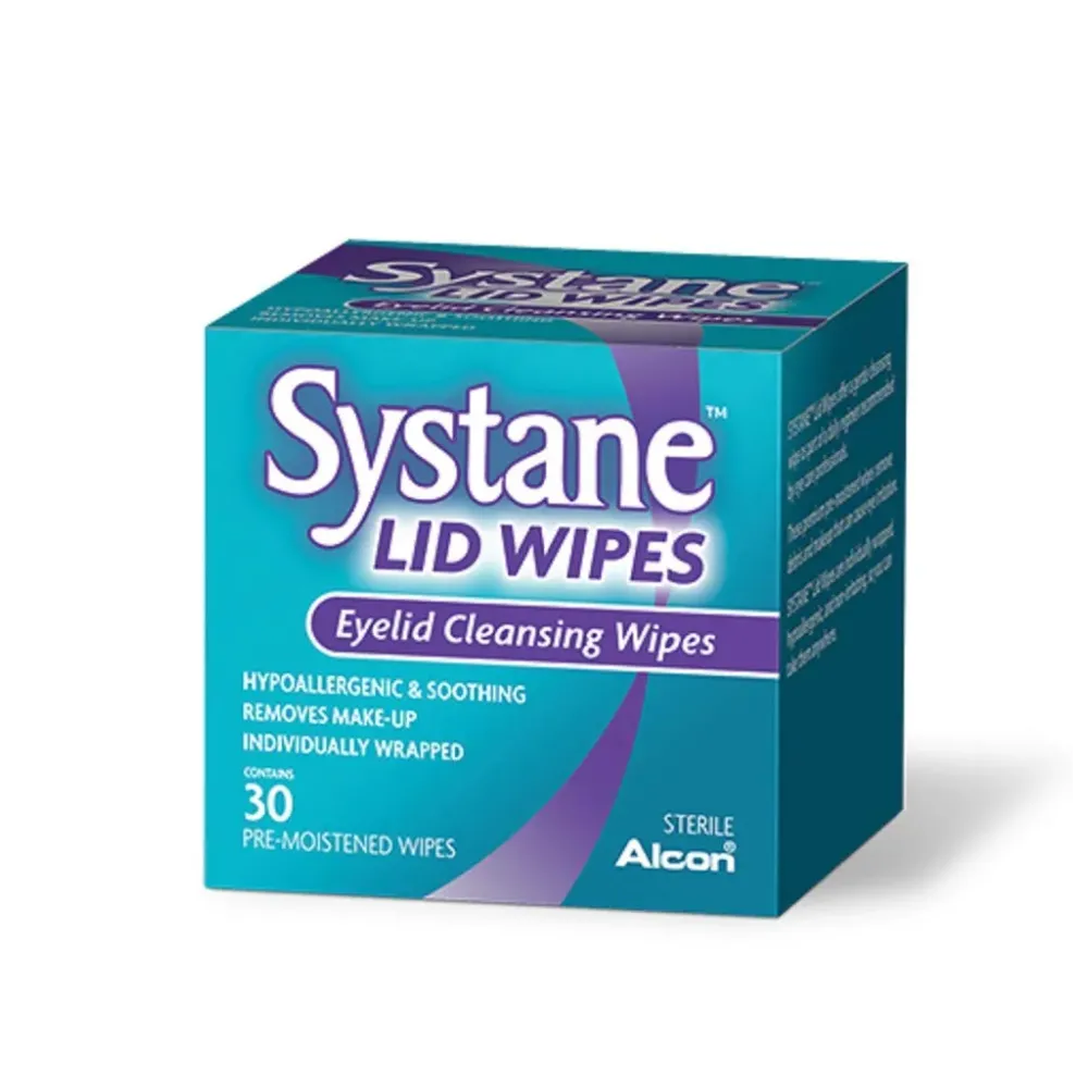 Systane Lid Wipes Eyelid Cleansing Wipes, 30 Count (Pack of 3) Systane Lid Wipes Eyelid Cleansing Wipes, 30 Count (Pack of 3)
