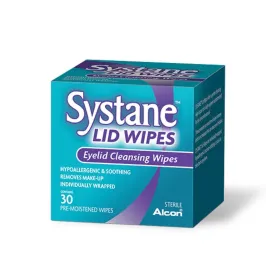 Systane Lid Wipes Eyelid Cleansing Wipes, 30 Count (Pack of 3)