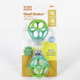 Bright Starts Oball Shaker Rattle Toy, Ages Newborn Plus Bright Starts Oball Shaker Rattle Toy, Ages Newborn Plus
