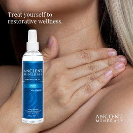 Ancient Minerals Magnesium Oil Spray Bottle of Pure Genuine Zechstein Magnesium Chloride - Topical Magnesium for Skin Application (8oz) Ancient Minerals Magnesium Oil Spray Bottle of Pure Genuine Zechstein Magnesium Chloride - Topical Magnesium for Skin Application (8oz)