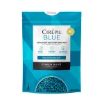 Cirepil - Blue - 800g Wax Beads - Unscented for Sensitive Skin - Disposable Blue Wax Refill - Fluid Gel Texture, Easy Removal, Peel-Off - No Strip Needed