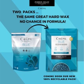 Cirepil - Blue - 800g Wax Beads - Unscented for Sensitive Skin - Disposable Blue Wax Refill - Fluid Gel Texture, Easy Removal, Peel-Off - No Strip Needed Cirepil - Blue - 800g Wax Beads - Unscented for Sensitive Skin - Disposable Blue Wax Refill - Fluid Gel Texture, Easy Removal, Peel-Off - No Strip Needed