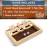 WE Games Classic Dice Board Game - 9 Number Flip Tiles with Natural Wooden Box - 11 inches