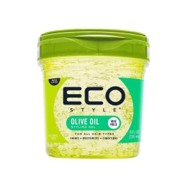 Eco Style Gel Olive Oil Styling - Adds Shine and Tames Split Ends - Delivers Moisture to Scalp - Nourishes And Repairs - Provides Weightless and Superior Hold - Ideal for all Hair - 8 oz Eco Style Gel Olive Oil Styling - Adds Shine and Tames Split Ends - Delivers Moisture to Scalp - Nourishes And Repairs - Provides Weightless and Superior Hold - Ideal for all Hair - 8 oz