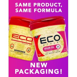 Eco Style Moroccan Argan Oil Styling Gel - Promotes Healthy Hair - Nourishes And Repairs - Delivers Long Lasting Shine - Provides Maximum Hold and Helps Tame Frizz - Ideal For All Hair - 8 oz Eco Style Moroccan Argan Oil Styling Gel - Promotes Healthy Hair - Nourishes And Repairs - Delivers Long Lasting Shine - Provides Maximum Hold and Helps Tame Frizz - Ideal For All Hair - 8 oz