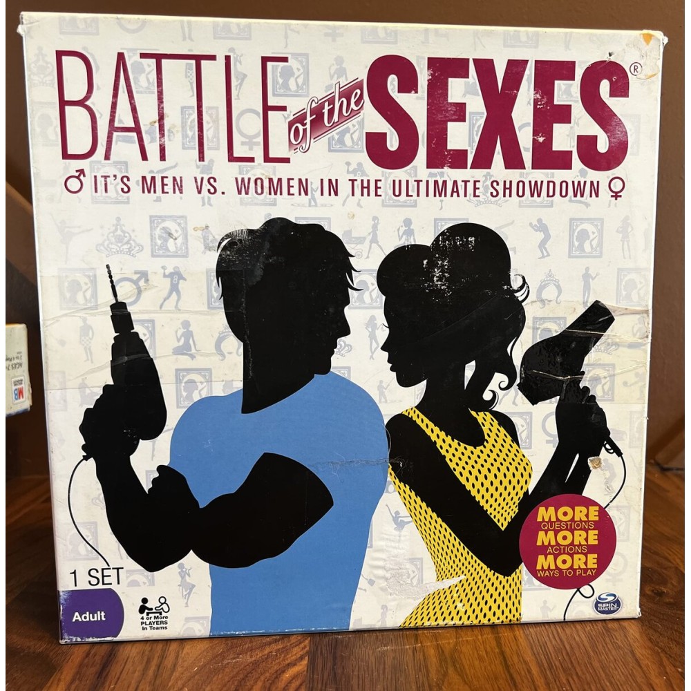 Battle of the Sexes Adult Board Game - Funny Card Games for Adults - Trivia Game Pitting the Men Against the Women - Great for Parties and Couples\' Night - 2 or More Players - Ages 16 and Up Battle of the Sexes Adult Board Game - Funny Card Games for Adults - Trivia Game Pitting the Men Against the Women - Great for Parties and Couples\' Night - 2 or More Players - Ages 16 and Up