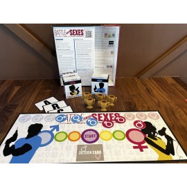 Battle of the Sexes Adult Board Game - Funny Card Games for Adults - Trivia Game Pitting the Men Against the Women - Great for Parties and Couples\' Night - 2 or More Players - Ages 16 and Up Battle of the Sexes Adult Board Game - Funny Card Games for Adults - Trivia Game Pitting the Men Against the Women - Great for Parties and Couples\' Night - 2 or More Players - Ages 16 and Up