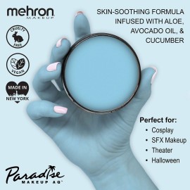 Mehron Makeup Paradise Makeup AQ Pro Size | Face & Body Painting, Special FX, Cosplay | Water Activated Face Paint & Body Paint 1.4 oz (40 g) (Light Blue) Mehron Makeup Paradise Makeup AQ Pro Size | Face & Body Painting, Special FX, Cosplay | Water Activated Face Paint & Body Paint 1.4 oz (40 g) (Light Blue)