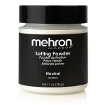 Mehron Makeup Setting Powder | Loose Powder Makeup | Perfect for Halloween 1 oz (28 g) (Neutral)