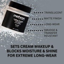 Mehron Makeup Setting Powder | Loose Powder Makeup | Perfect for Halloween 1 oz (28 g) (Neutral) Mehron Makeup Setting Powder | Loose Powder Makeup | Perfect for Halloween 1 oz (28 g) (Neutral)