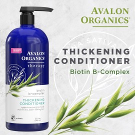 Avalon Organics Therapy Thickening Conditioner Biotin B-Complex, 32 oz