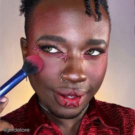 Mehron Makeup StarBlend Cake Makeup | Wet/Dry Pressed Powder | Powder Foundation | Red Face Paint & Body Paint 2 oz (56g) Mehron Makeup StarBlend Cake Makeup | Wet/Dry Pressed Powder | Powder Foundation | Red Face Paint & Body Paint 2 oz (56g)
