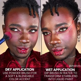 Mehron Makeup StarBlend Cake Makeup | Wet/Dry Pressed Powder | Powder Foundation | Red Face Paint & Body Paint 2 oz (56g) Mehron Makeup StarBlend Cake Makeup | Wet/Dry Pressed Powder | Powder Foundation | Red Face Paint & Body Paint 2 oz (56g)