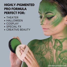 Mehron Makeup StarBlend Cake Makeup | Wet/Dry Pressed Powder | Powder Foundation | Red Face Paint & Body Paint 2 oz (56g) Mehron Makeup StarBlend Cake Makeup | Wet/Dry Pressed Powder | Powder Foundation | Red Face Paint & Body Paint 2 oz (56g)