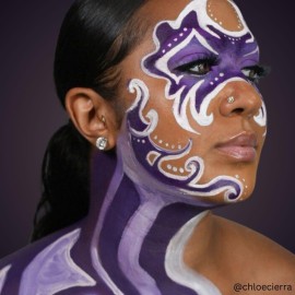 Mehron Makeup Liquid Makeup | Face Paint and Body Paint Perfect for Halloween, Cosplay I Air Brush Compatible 4.5 oz (133 ml) (PURPLE) Mehron Makeup Liquid Makeup | Face Paint and Body Paint Perfect for Halloween, Cosplay I Air Brush Compatible 4.5 oz (133 ml) (PURPLE)