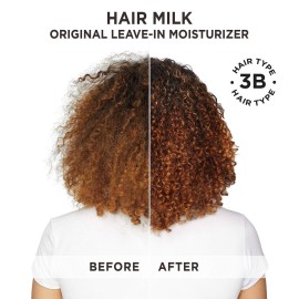 Curly Hair Products by Carol\'s Daughter, Hair Milk Original Leave-In Moisturizer for Curls, Coils and Waves with Agave and Shea Butter, 8 Fl Oz (Packaging May Vary)