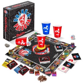 DRINK-A-PALOOZA: The Monopoly of Drinking Game | The Party Board Game That Combines Beer Pong, Flip Cup, Kings Cup, Drinking Card Games & More Fun Challenges