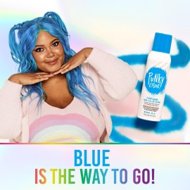 Punky Temporary Hair Color Spray, Bengal Blue, Non-Sticky, Non-Damaging, Travel Size Hair Dye for Instant Vivid Hair Color, 3.5 oz Punky Temporary Hair Color Spray, Bengal Blue, Non-Sticky, Non-Damaging, Travel Size Hair Dye for Instant Vivid Hair Color, 3.5 oz