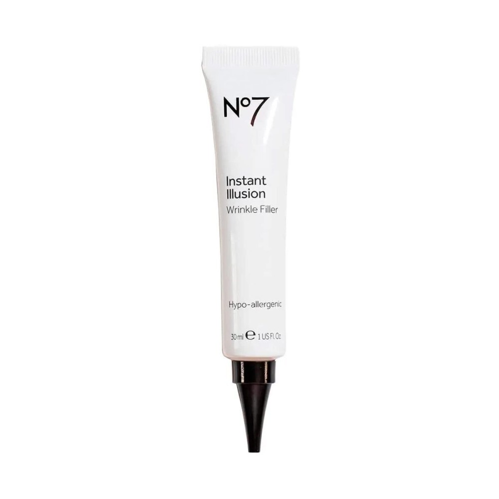 No7 Instant Illusion Wrinkle Filler - Anti Aging Serum for Face to Smooth + Blur Fine Lines and Wrinkles - Gives Complexion a Youthful and Radiant Glow (1 Fl Oz)
