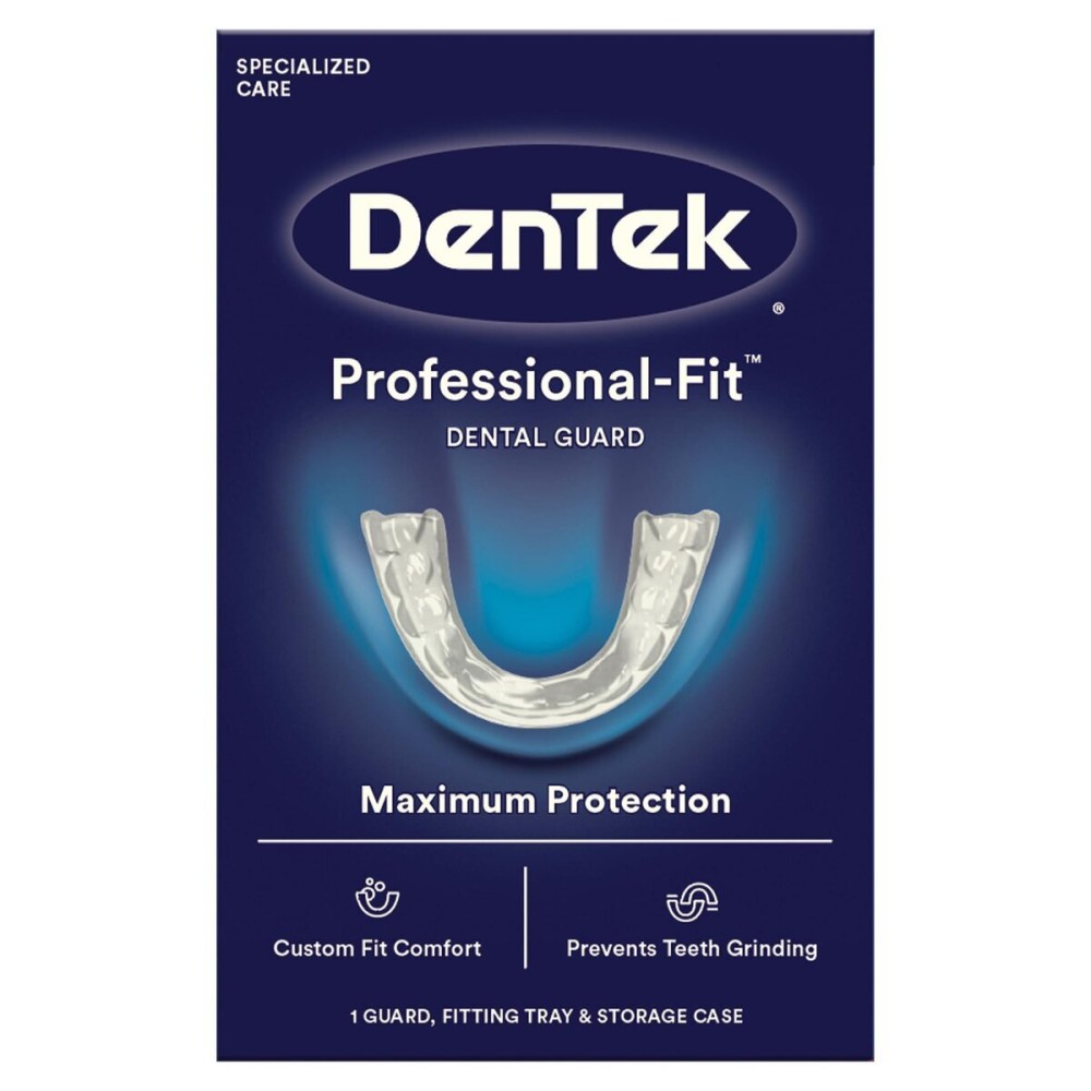 DenTek Mouth Guard for Nighttime Teeth Grinding, Professional-Fit Dental Guard, 1 Count DenTek Mouth Guard for Nighttime Teeth Grinding, Professional-Fit Dental Guard, 1 Count