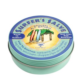 Island Soap & Candle Works Surfer\'s Salve - All Natural Skin Soothing Balm - Moisturizing Anti-Chafing Ointment for Insect Bites, Sunburn, Windburn, Chapped Lips, Rashes & New Tattoos - 4 Ounce Island Soap & Candle Works Surfer\'s Salve - All Natural Skin Soothing Balm - Moisturizing Anti-Chafing Ointment for Insect Bites, Sunburn, Windburn, Chapped Lips, Rashes & New Tattoos - 4 Ounce