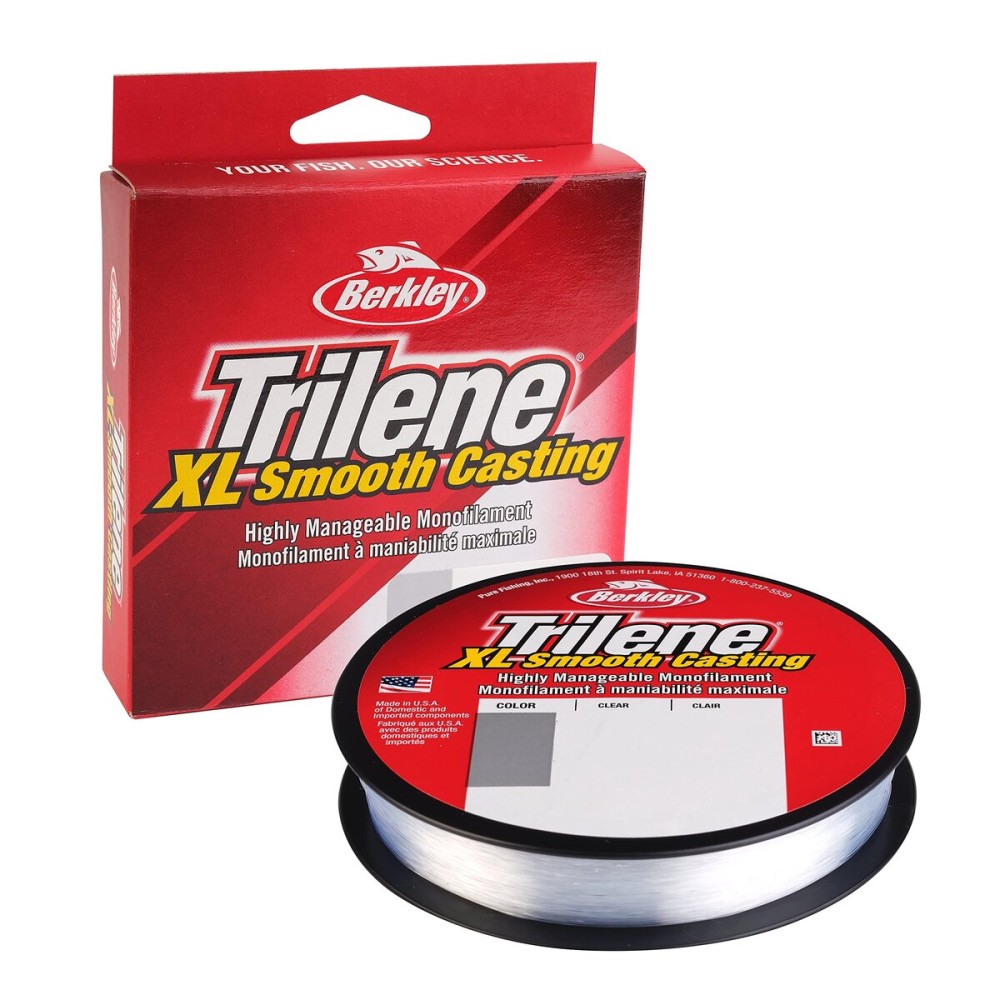 Berkley Trilene XL, Clear, 8lb | 3.6kg, 330yd | 301m Monofilament Fishing Line, Suitable for Freshwater Environments Berkley Trilene XL, Clear, 8lb | 3.6kg, 330yd | 301m Monofilament Fishing Line, Suitable for Freshwater Environments