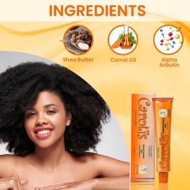 CAROTS Brightening Gel | 30g / 1 fl oz | Fade Dark Spots on: Face Armpit, Body Knees, Feet, Hands, & Even Out Skin Tone | with Carrot Oil and Alpha Arbutin, For CAROTS Brightening Gel | 30g / 1 fl oz | Fade Dark Spots on: Face Armpit, Body Knees, Feet, Hands, & Even Out Skin Tone | with Carrot Oil and Alpha Arbutin, For