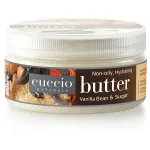 Cuccio Natural Butter Blend Vanilla Bean & Sugar - Non-Greasy Lotion for Hand, Body & Feet - Comforting/De-stressing - Paraben/Cruelty Free, Natural Ingredients & Plant Based Preservatives, White, 8